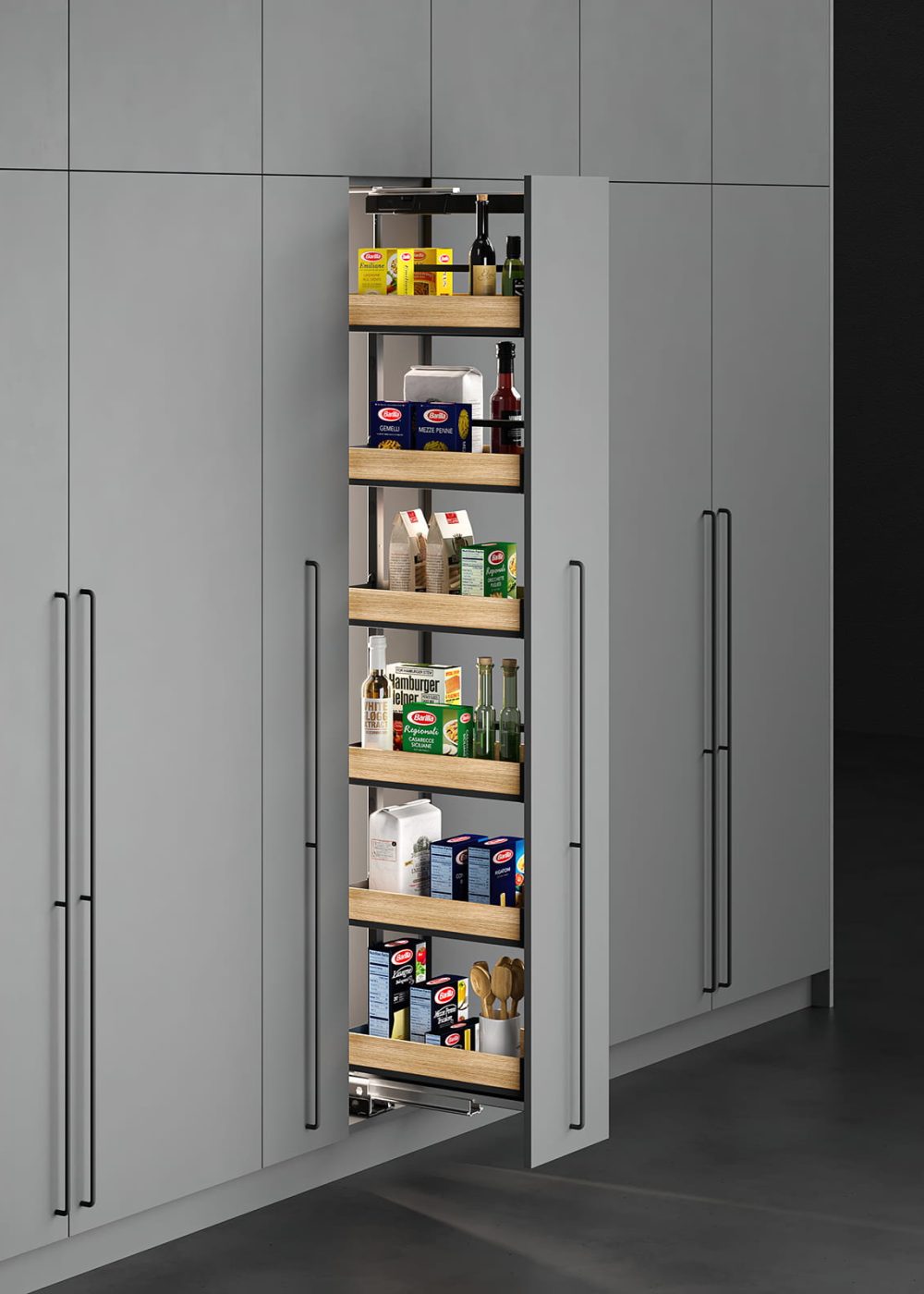 BASE MOUNTED PULL OUT PURO MAXI BLACK