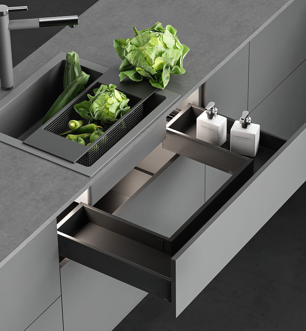 DRAWER M FOR SINK CABINET