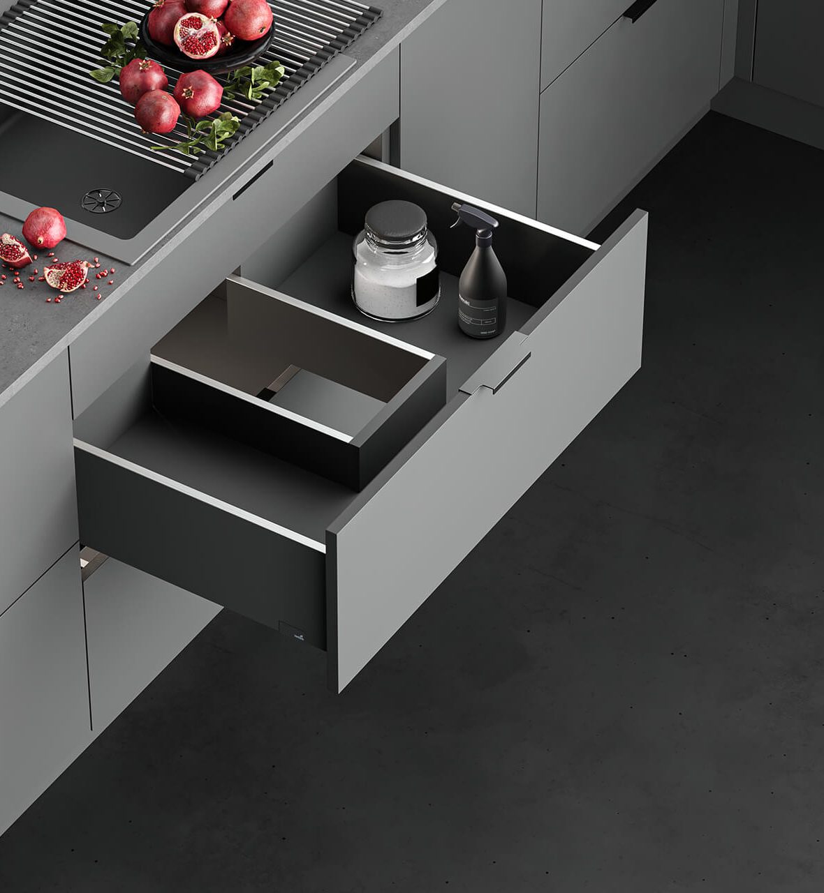 POT AND PAN DRAWER C FOR SINK CABINET