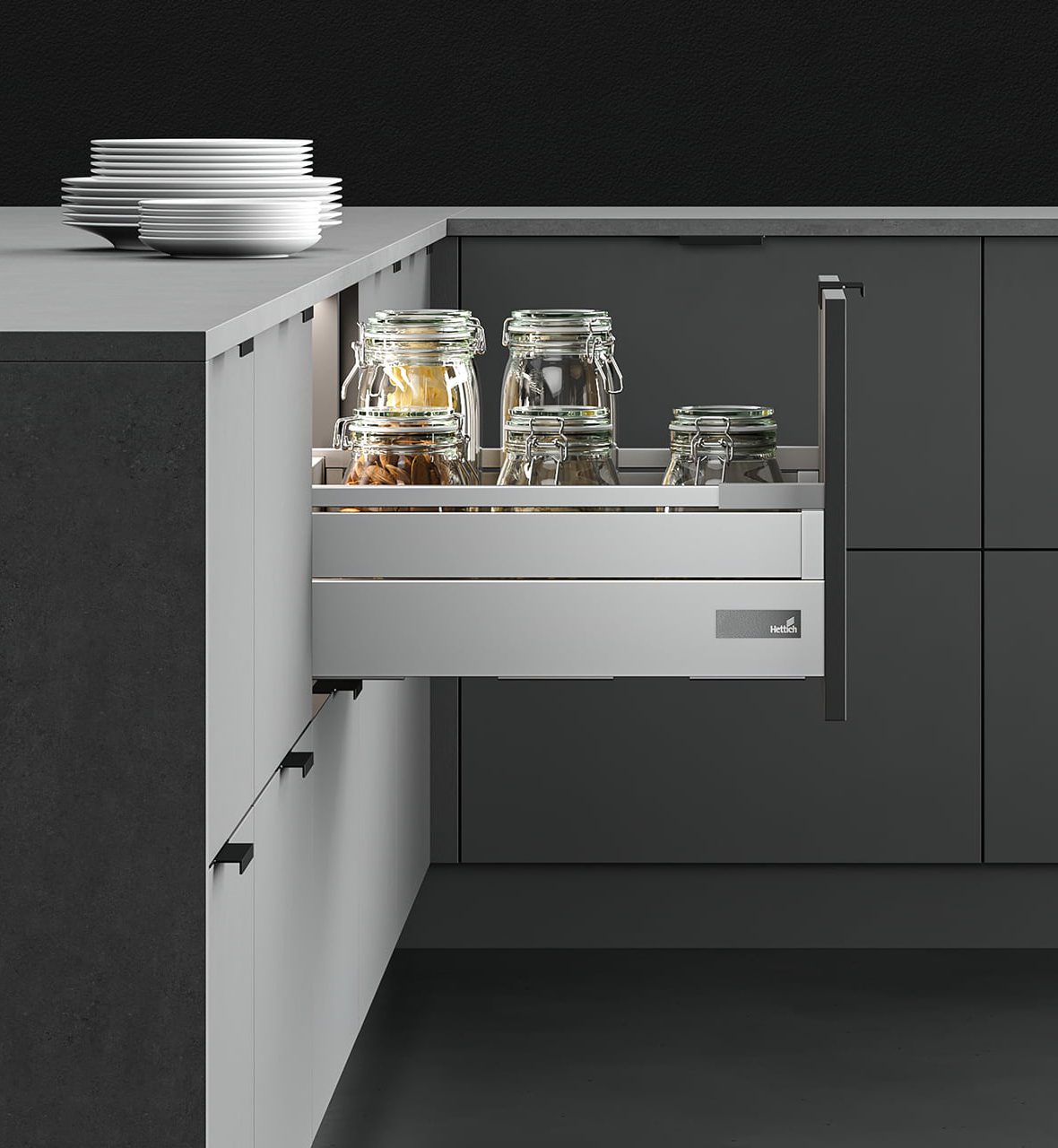 POT AND PAN DRAWER C WITH TOPSODE METAL