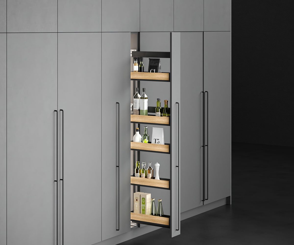 SIDE OULL OUT UNIT HIGH BLACK